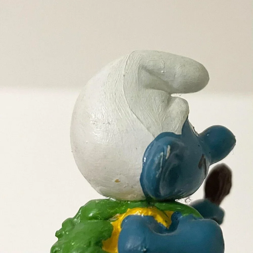 Smurfs Hiker Smurf Walking Stick Hiking Figure Schleich Peyo Damaged - Picture 16 of 16